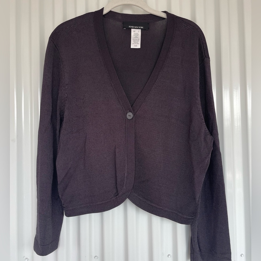 Jones New York Black Women's Cardigan